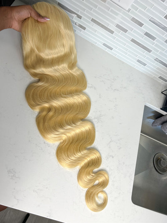 613 Bodywave Transparent Lace Frontal Wig