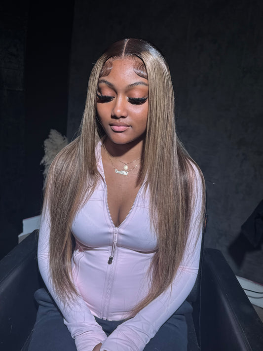 Highlighted Transparent Lace Frontal Wig **ALL TEXTURES**