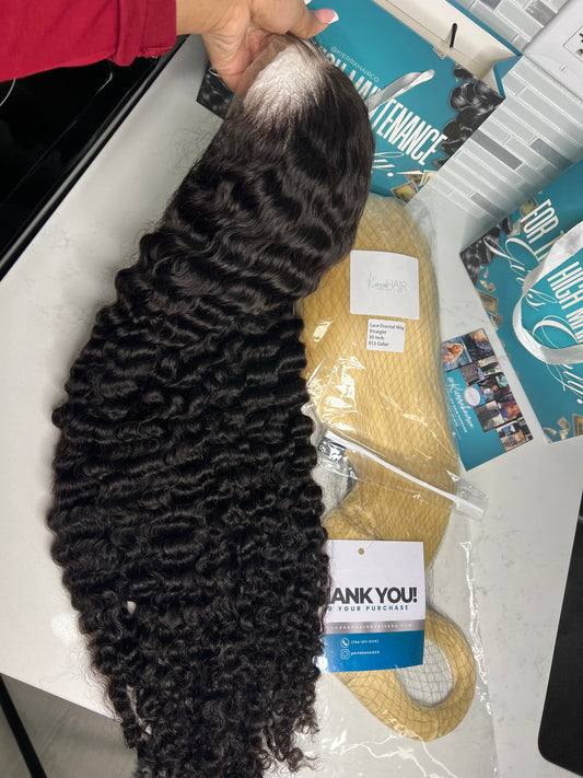 Burmese Curly Ultra Thin HD Lace Frontal Wig