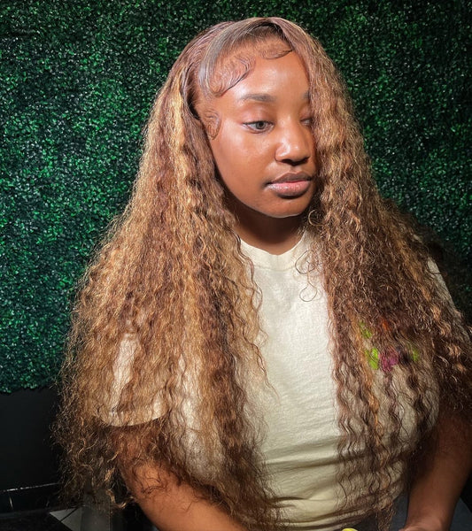 Highlighted Transparent Lace Frontal Wig - ALL TEXTURES