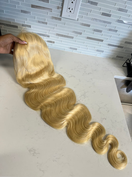 613 Bodywave Transparent Lace Frontal Wig