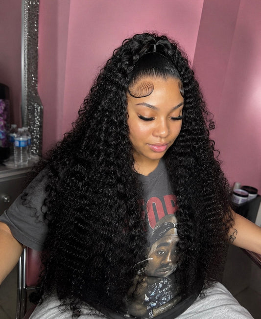 Burmese Curly Ultra Thin HD Lace Frontal Wig