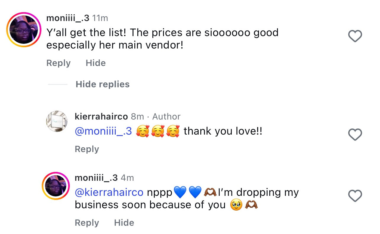 ULTIMATE HAIR VENDORS LIST 20+ VENDORS (OUR SUPPLIER INCLUDED)